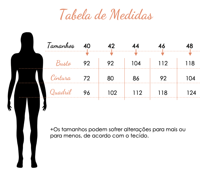 Tabela de Medidas